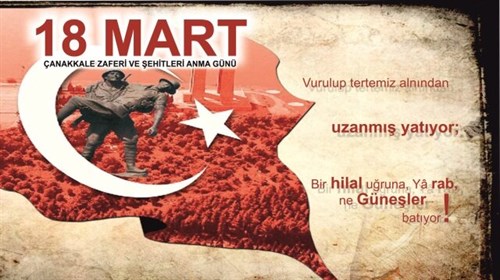 Kaymakamımız Seher SÖYLER' in 18 Mart Çanakkale Zaferi ve Şehitleri Anma Günü Mesajı